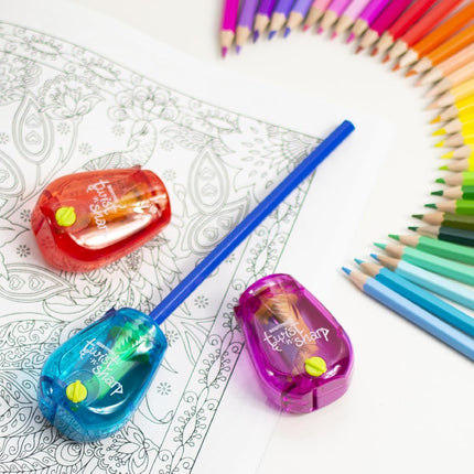 Bostitch Twist-N-Sharp Pencil Sharpener, Assorted Colors (PS1-ADJ)