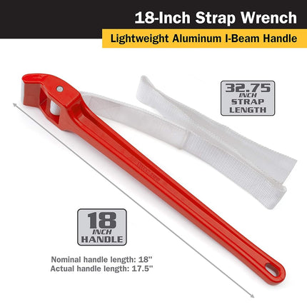 Titan 21316 18-Inch Strap Wrench