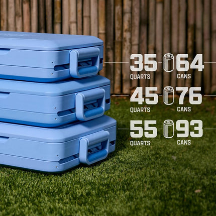 Coleman Snap 'N Go 45QT Collapsible Cooler | Insulated Hard Coolerbox | 42 L Capacity | Keeps Ice for 2 Days | Removable Inner Liner | Ideal for Picnic, Camping and Travel