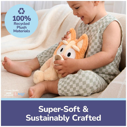 GUND Bingo Sustainably Soft Plush, Made with Recycled Materials, Stuffed Animals for Kids & Toddlers, Orange, 13”