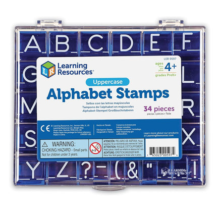 Learning Resources Uppercase Alphabet Stamps, Lett