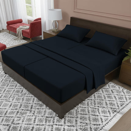 Elegant Comfort Luxury 5-Piece Bed Sheet Set - Luxury Bedding 1500 Thread Count Egyptian Quality - Wrinkle and Fade Resistant Hypoallergenic Cool & Breathable, Easy Elastic Fitted
