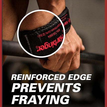 Harbinger Merlot Unisex Adult Padded Cotton Lifting Straps Weight Lifting Straps