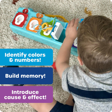 Learning Resources Lock & Key Clubhouse, Ages 18 Months+, Toddler Fine Motor Skills Toy, Peekaboo Counting & Colour Learning
