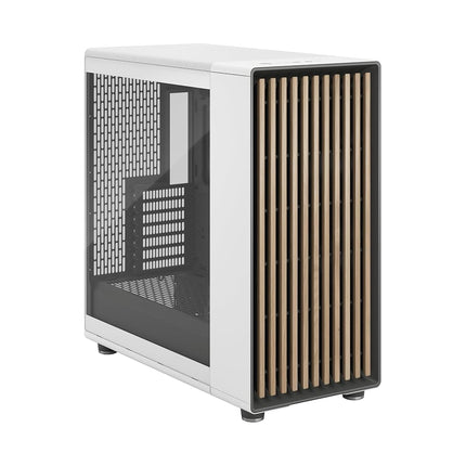 Fractal Design North XL Chalk White TG- three 140mm Aspect PWM fans included- Type C USB- EATX airflow full tower PC gaming case