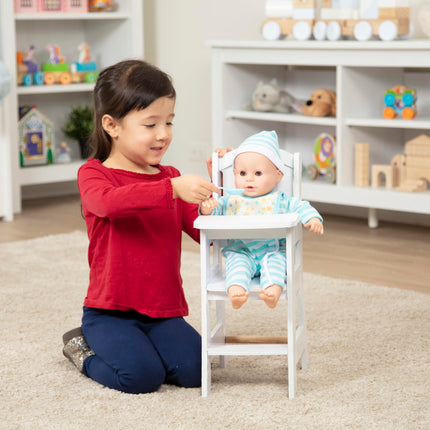 Melissa & Doug Play High ChairPretend Play High Chair Baby Doll Accessories