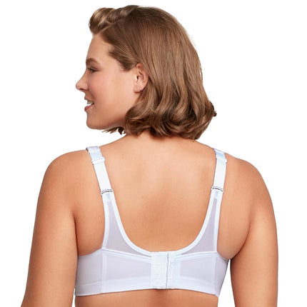 Glamorise MagicLift Seamless Sports Wirefree Bra 1006 (Women's & Women's Plus) White