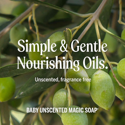 Dr. Bronner's 18-in-1 Pure Castile Liquid Soap - Baby Unscented, 3.8L