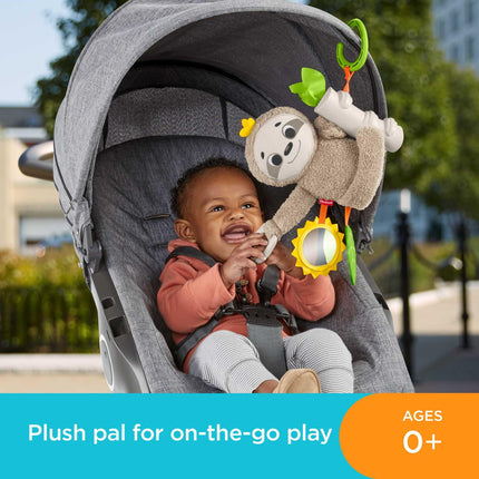Fisher-Price FXC31 Paresseux tout doux, jouet d'éveil pour bébé, multicolore