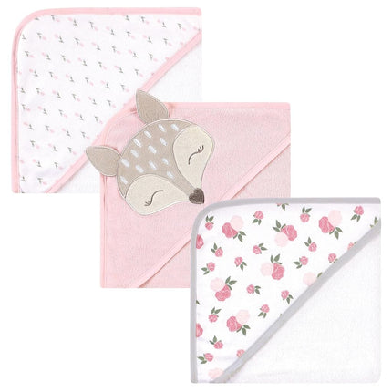 Hudson Baby Unisex Baby Cotton Rich Hooded Towels,