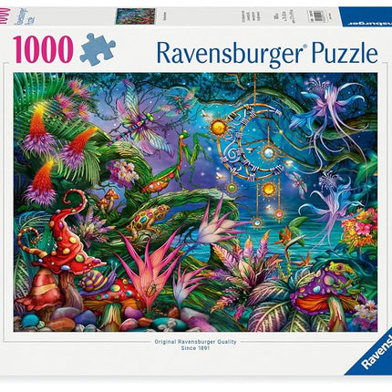 Ravensburger Rainbow Reverie 1000 Piece Jigsaw Puzzle | Enchanted Garden Scene by Ciro Marchetti | Eco-Friendly and Precision-Cut Pieces