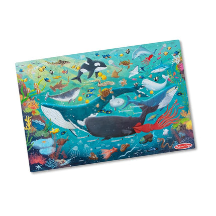 Melissa & Doug New! Underwater 48pc Floor Puzzle