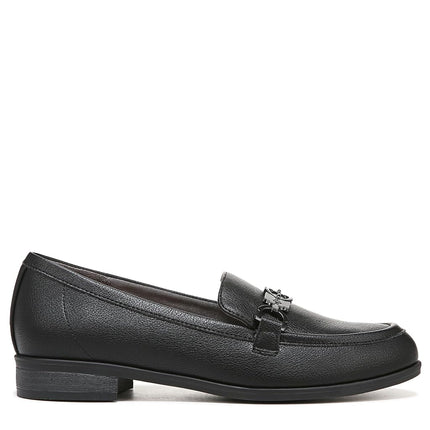 Dr. Scholl's Shoes Women's Rate Adorn Loafer, Black Smooth, 7.5 UK