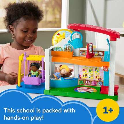Fisher-Price Little People Toddler Playset with 2 Figures and 2 Accessories for All Schools for Preschool Symbolic Game 1+ Years