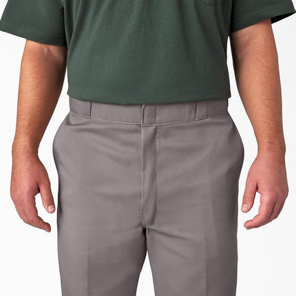 Dickies Men's Original 874 Work Pants, Silver, 32W x 32L