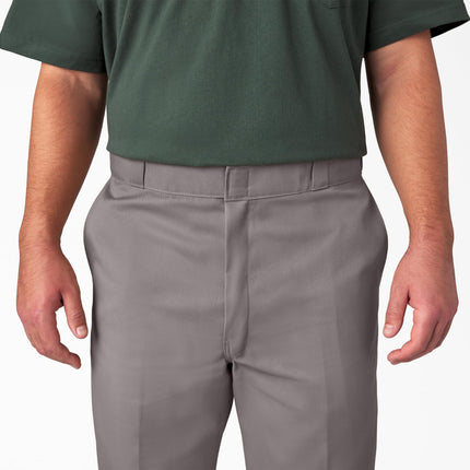 Dickies Men's Original 874 Work Pants, Silver, 34W x 28L