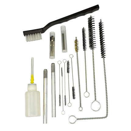 Tooluxe 31209L HVLP Air Spray Gun Cleaning and Maintenance Kit with Storage Case, 22 Piece Complete Set