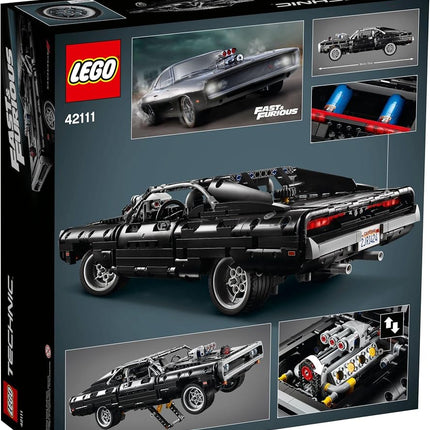 LEGO Technic 42111 La Dodge Charger de Dom, Maquette Voiture de Course a Construire Fast and Furious, Idée Cadeau