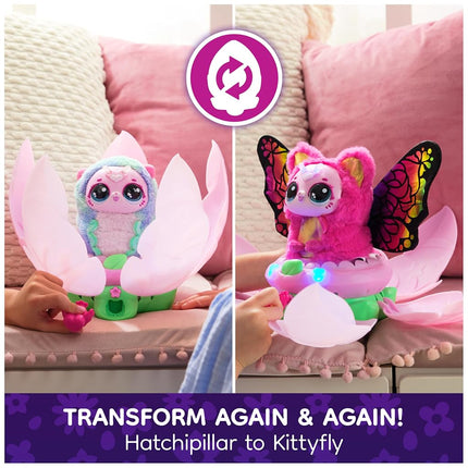 Hatchimals Bloomables Kittyfly Surprise Interactive Toy & Flower, Ages 5+