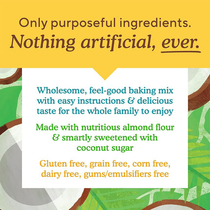 Simple Mills Gluten Free Chocolate Muffin and Cake Mix, 10.40 Ounce