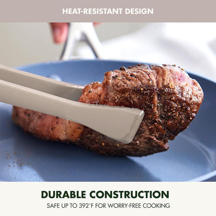 GreenPan Platinum Silicone Tong, Taupe