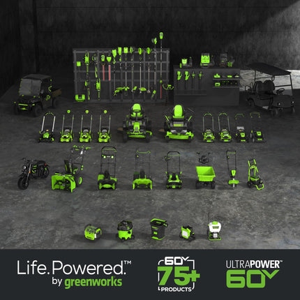 Greenworks 60V 4.0AH High Current (HC) Battery | Provides Fade-Free Power for Maximum Performance | Compatible with 75+ 60V Greenworks Tools
