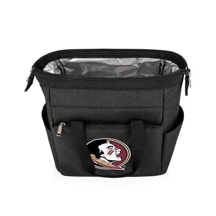 Picnic TIME NCAA Florida State Seminoles On The Go Lunch Bag Cooler, Soft Cooler Lunch Box, Insulated Lunch Bag, (Black Camo)