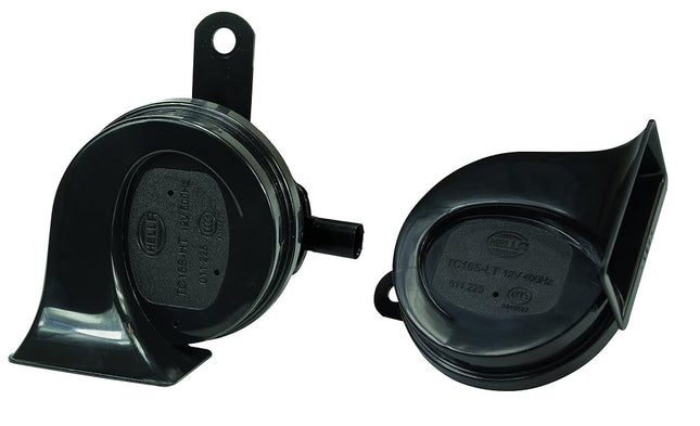 HELLA 012010881 Black 12V BX Trumpet Horn Kit (Bmw