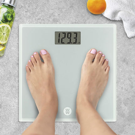 Báscula Weight Watchers de Conair para peso corporal, báscula digital de baño de cristal