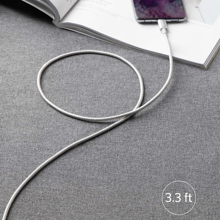 Anker USB C to USB C Cable, Type-C 60W Fast Charging Cable (3.3 FT, 2Pack) for iPhone 17 Series, iPad mini 6 and More (Silver)