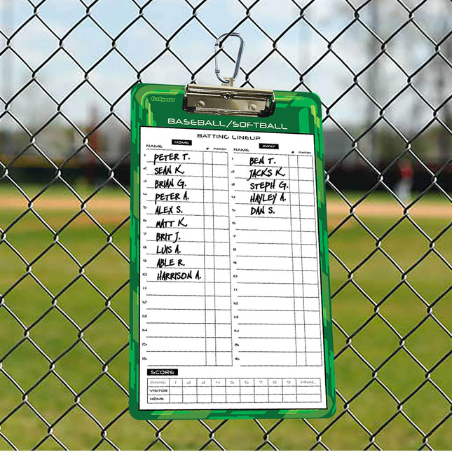 Tablettes d'entraînement GoSports Baseball et Softball – Tablettes tactiques effaçables à sec double face de qualité supérieure