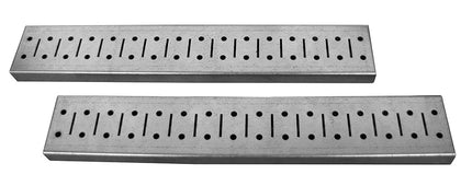 Wall Control 30-GPS-0332 GVB Metal Pegboard Strip Garden Tool Organizer Rail Kit, Black