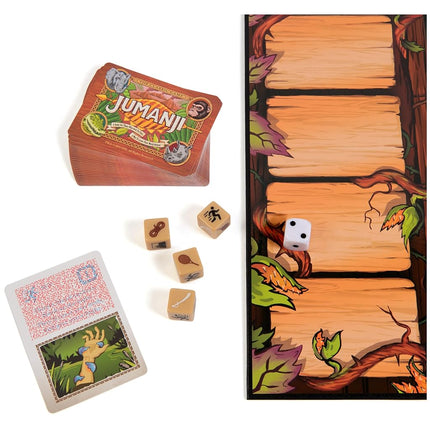 Spin Master Games, Jumanji 30th Anniversary Edition, The Classic Thrilling Adventure Family Board Game Based on the Action-Comedy Movie, Updated Jungle Challenges, 2-4 Players, for Ages 6 & Up