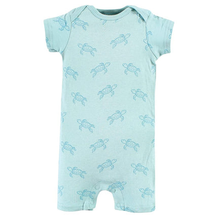 Mamelucos de algodón unisex Hudson Baby, tortuga marina, 0-3 meses