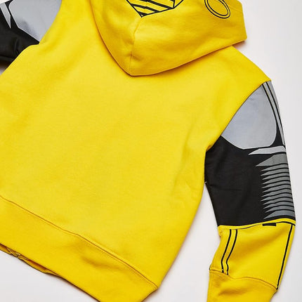 Transformers boys Bumblebee Character Hoodies, Yellow, 4t