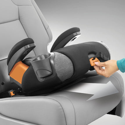 Chicco KidFit Zip Plus 2 en 1 - Asiento Elevador de Posicionamiento con Cinturón de Seguridad - Seascape, Azul