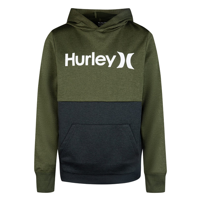 Hurley Boys' Solar Pullover Hoodie, Dark Beetroot 