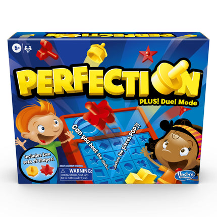 Hasbro Gaming Perfection Game Plus 2-Player Duel M