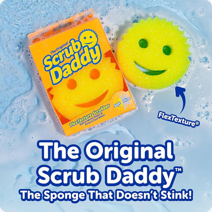 Scrub Daddy - Scratch Free Color Sponge with Flex Texture (3 Pack)