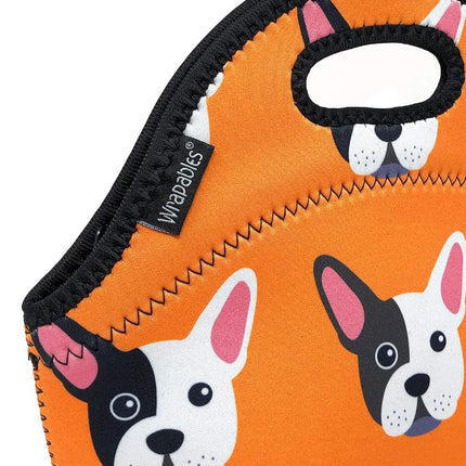 Wrapables® Insulated Neoprene Lunch Bag, Boston Terrier