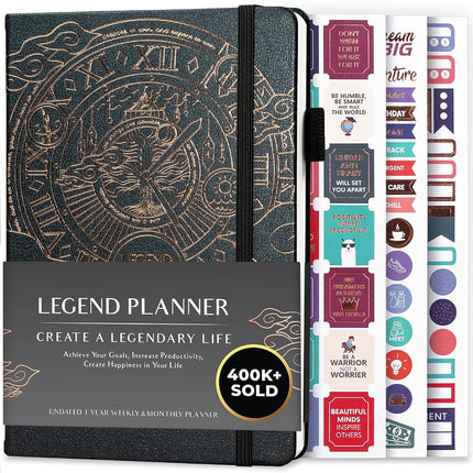 Legend Planner – Deluxe Weekly & Monthly Life Plan