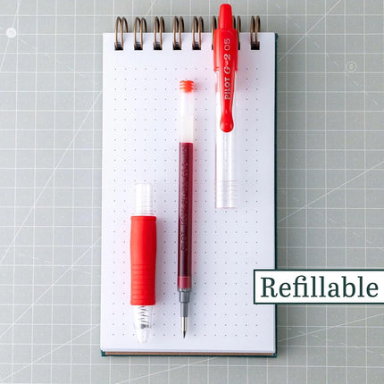 Pilot G2 Gel Ink Roller Ball Pen, Extra Fine Point, Red Red 0.4pc(s) - ballpoint pens (Extra Fine Point, Red, Red, 0.4 pc(s))