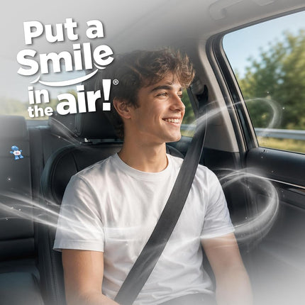 Little Joe 96401-6PK New Car Scent, Car Air Freshener, Clips to A/C Air Vent, Alcohol-Free Fragrance Oil, Non-Hazardous and Non-Toxic Plastic, Set of 6