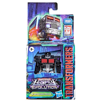 Transformers Toys Legacy Evolution Core Nemesis Prime Toy, 3.5 Inch, Action Figure for Boys and Girls Ages 8 and Up