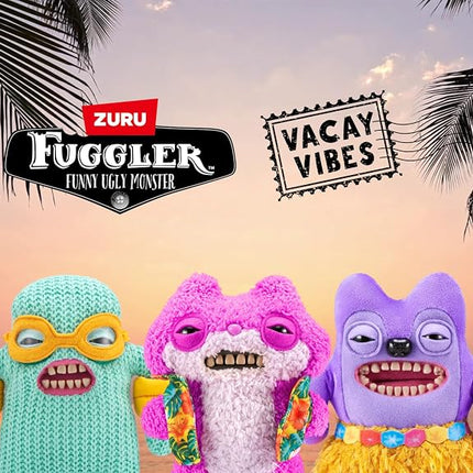 Fuggler ZURU Vacay Vibes Funny Ugly Monster Plush Collectable Toy (Sir Splodge A Lot - Multi)