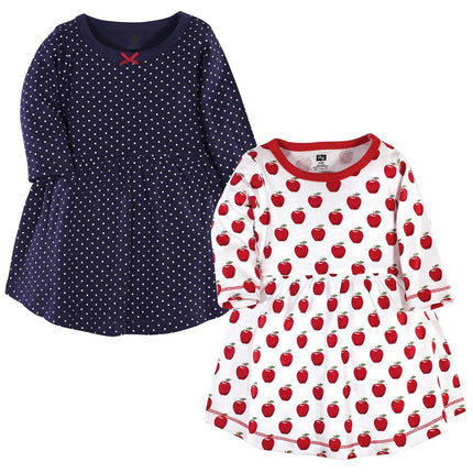 Hudson Baby Robes en coton pour bébés filles, motif pomme, 18-24 mois