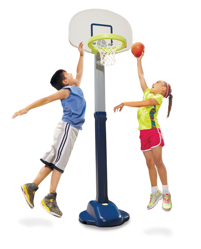 Little Tikes Adjust and Jam Pro Basketball Set, Bl