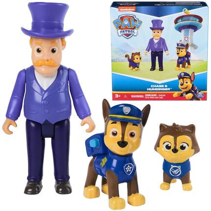 Paw Patrol Chase and Humdinger figures set, Kids’ Toys for Boys and Girls Aged 3 and Up