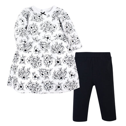 Hudson Baby Unisex Baby Quilted Cotton Dress and L