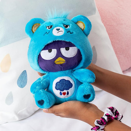 Care Bears Badtz-Maru Dressed As Grumpy Bear 9" Fun-Size Plush - Soft, Huggable Bestie!
